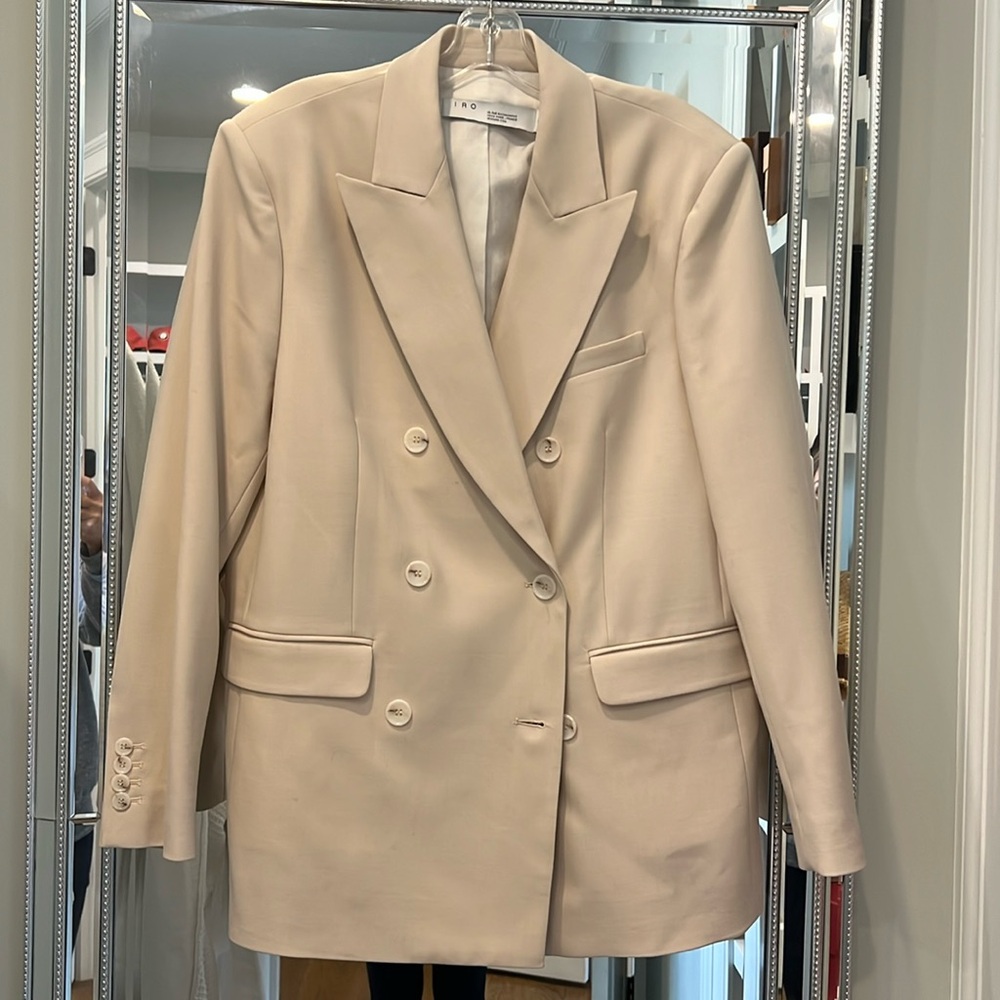 Iro NWT ecru off white blazer size 38